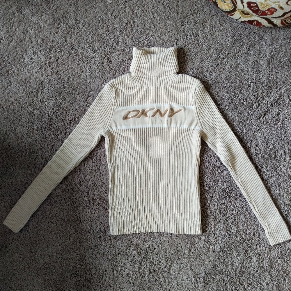 DKNY Ribbed Turtleneck Sweater